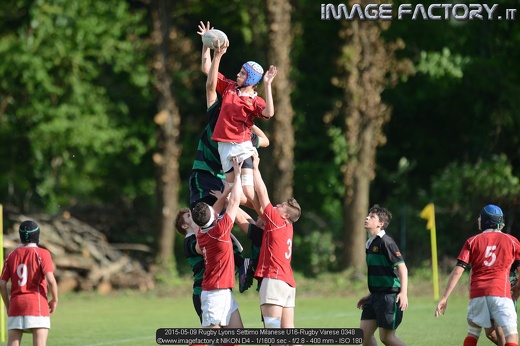 2015-05-09 Rugby Lyons Settimo Milanese U16-Rugby Varese 0348